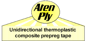 Atenply thermoplastic composite prepregs