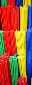 ECo rods- durable coloured rods in a range of colours