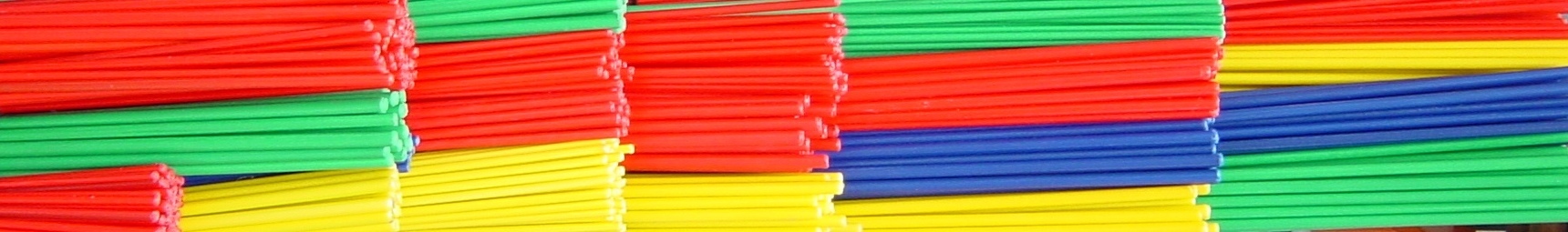 thermoplastic composite rods from recycled plastic
